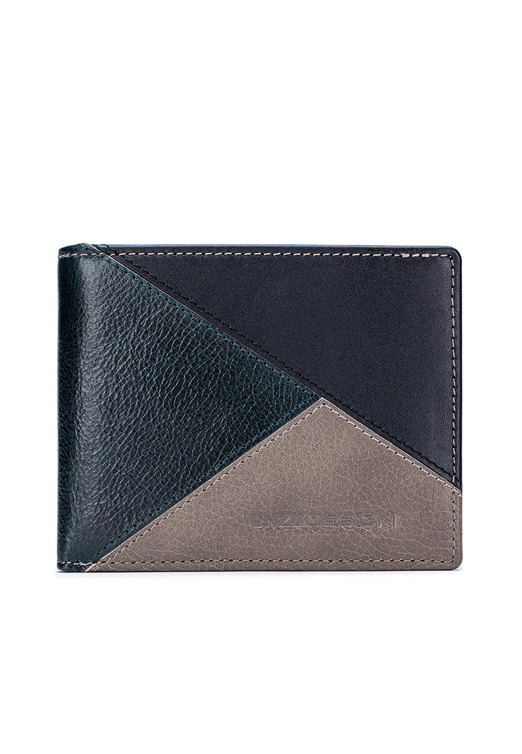 Pazuru Leather Multi-Compartment Wallet (With Zip Coin Pocket) (LWCB20L-XR)