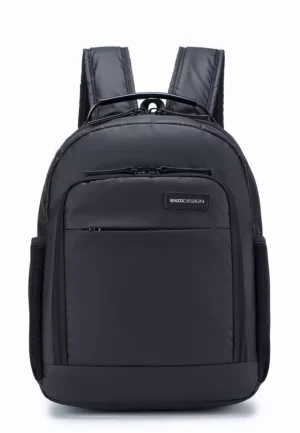 ENZODESIGN Water Repellent Light Weight Coated Nylon 14” laptop Mini backpack(B13068-BLK)